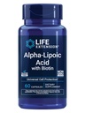 Life Extension Alpha- Lipoic Acid with Biotin, for Cell Protection, Universal antioxidant for Equity & Nerve Health, Gluten- Free, Non- GMO, 60 Kapsle