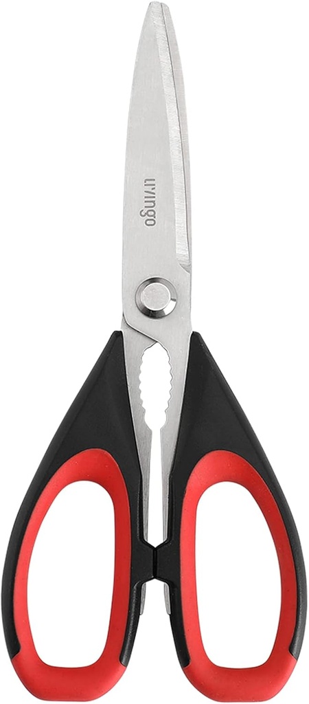 LIVINGO Kuchyňské nůžky Těžké Duty, 8.5 palců Myčka nádobí trezor Ultra Sharp Premium Těžké Duty Kuchyňské nůžky, Multi účel Vaření Nůžky Nerezová ocel