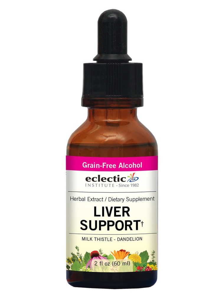 Eklectic Herb - Játra podpora Extract 124; Přírodní játra podpora, Detox, Cleanse + Udržovat 124; Játra podpora dodatek 124; Bylinné tinktury 124; Non-GMO, gluten-free (2 fl oz 124; 60 ml)