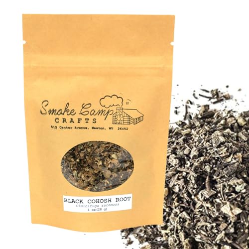 Smoke Camp Crafts S124; Black Cohosh Root (Cimicifuga racemosa) 1 oz Sured Herb S124; Hand- Packaged S124; Made in West Virginia