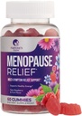 Menopauza Dodatek pro ženy - Kompletní multi- benefit Menopauza Relief Gummy pro mírné horké záblesky & noční pocení, Přírodní bilance & Podpora energie, Menopauzální vitamíny, Non- GMO - 60 Gummies