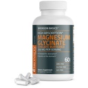 Bronson Magnesium Glycinát 200mg High Absorption Chelated Buffered Gentle On The Stomach Non- GMO, 60 Vegetariánských kapslí