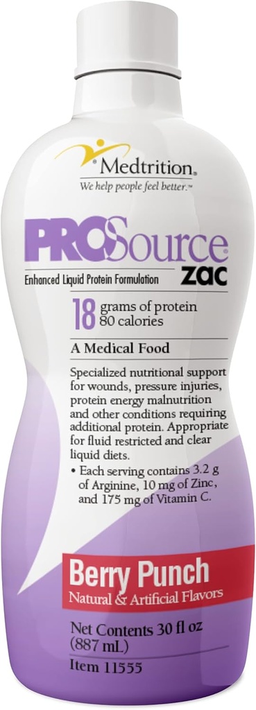 Medtrition ProSource Zac Berry Energy Punch (Balení 4 lahví)