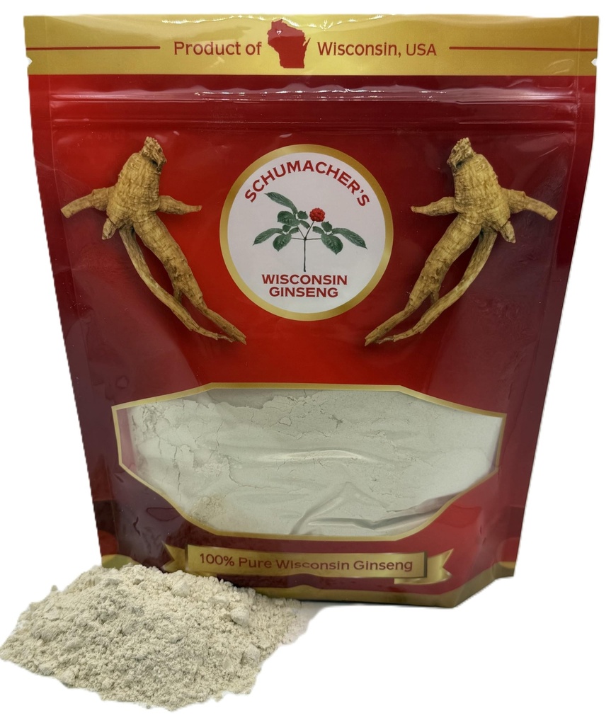Čistý Wisconsin ženšen prášek 8 Ounce dárkový pytel