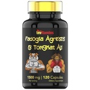 Fadogia Agrestis & Tongkat Ali Dodatek: 1500mg - 120 Kapsle 124; 750mg Každý z Tongkat Ali (Longjack) & Fadogia Dublin 124; Ultra- Potentní vzorec pro muže pro sportovní výživu, sportovní výkon, & Svaly *