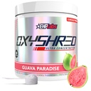 EHP Labs OxyShred Pre Workout Powder & Trhací dodatek - Předcvičení Prášek s L Glutamine & Acetyl L Carnitin, Energy Boost Drink - Guava Paradise, 60 Služeb