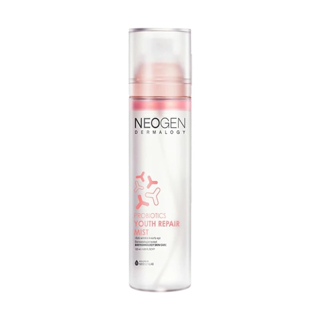 [K- Beauty] Neogen Dermalogy Probiotika Mládež Opravy Mist 124; Gentle Hydrating Face Mist w / Superprobiotika kolagen, Niacinamid & Ceramidy 4.05 fl oz