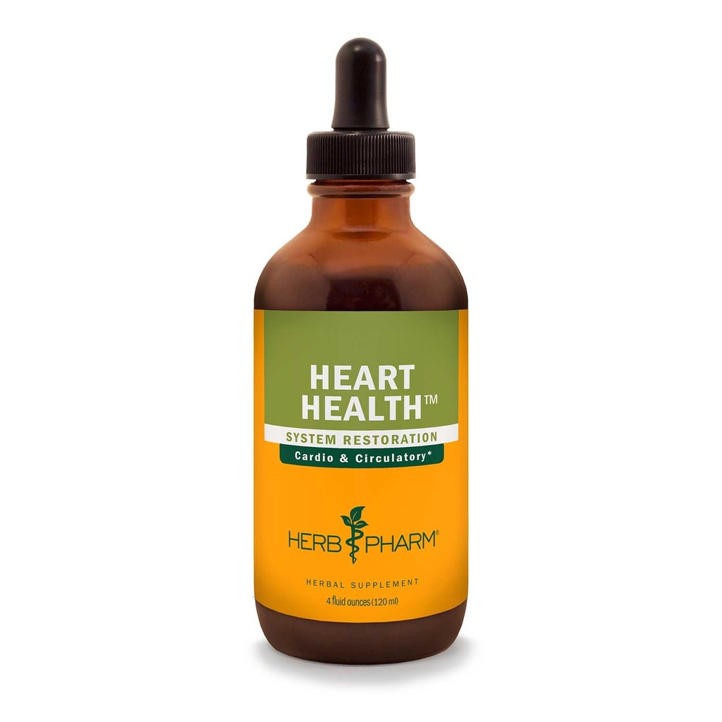 Herb Pharm Srdce Zdraví tekuté Bylinné Formule s Hawthorn pro kardiovaskulární systém Podpora - 4 Ounce