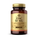 Solgar Zinc 50 mg, 100 tablet - Zink pro zdravou pleť, chuť a vize - Imunitní systém a antioxidační podpora - Podporuje růst buněk a tvorbu DNA - Non GMO, Vegan, gluten zdarma - 100 Služeb