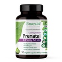 Emerald Labs Prenatal 1- Daily Multi - Prenatal Multivitamin s methylovaným folátem, železo, Whole- Food Blend & More - Soy- Free, Gluten- Free - 30 Zeleninové kapsle