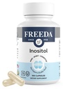 FREEDA Čisté Inositol Kapsle - Myo- Inositol pro Hormonální rovnováhu, Ovarial Function & Mood Support - Kosher, Vegetarian, Made in USA - 100 Počet, 100- denní zásobování - Podporuje Membrane zdraví