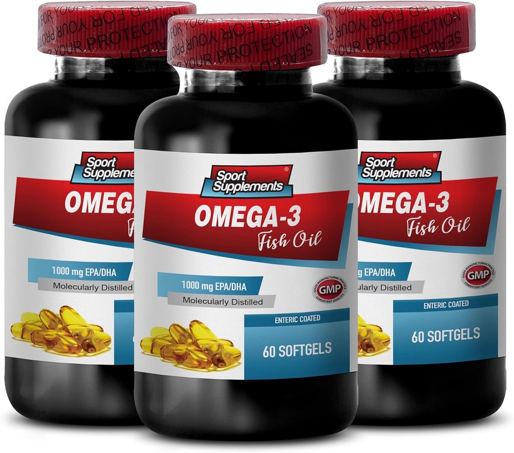 Omega-3 8060 Rybí olej - Rybí olej - Rybí olej doplňky, Rybí olej Omega 3 doplňky, Omega 3 doplňky, Omega 3 Tučné Acid doplňky, Divoký Aljašský rybí olej, Čistá Omega 3-3 Bot 180 Softgels