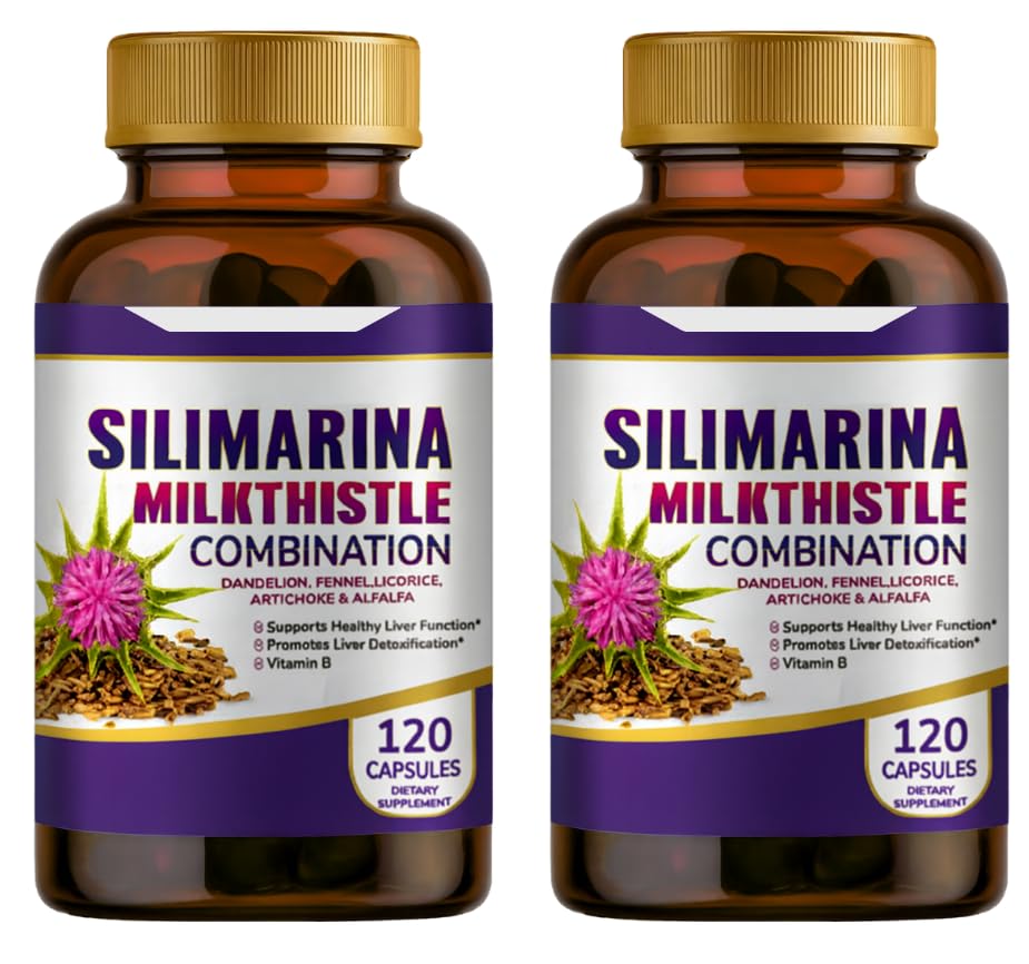 Silimarina Milk Thistle Kombinace, 2 balení, 240caps.