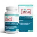 Szio+ Utiva Bladder Health - Control Supplement for Overactive Bladder and Lower Urinary Tract Health - Clinically Proven to Reduce Frequency and Urgency - 60 Capsules