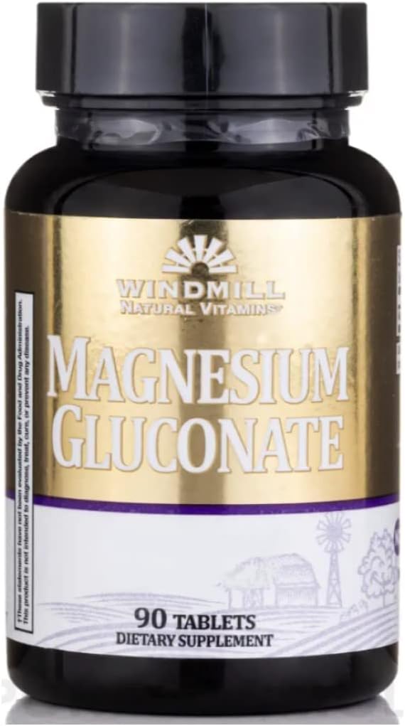 Magnesium Gluconate 90 Tabs - Z větrného mlýna (2Pk)