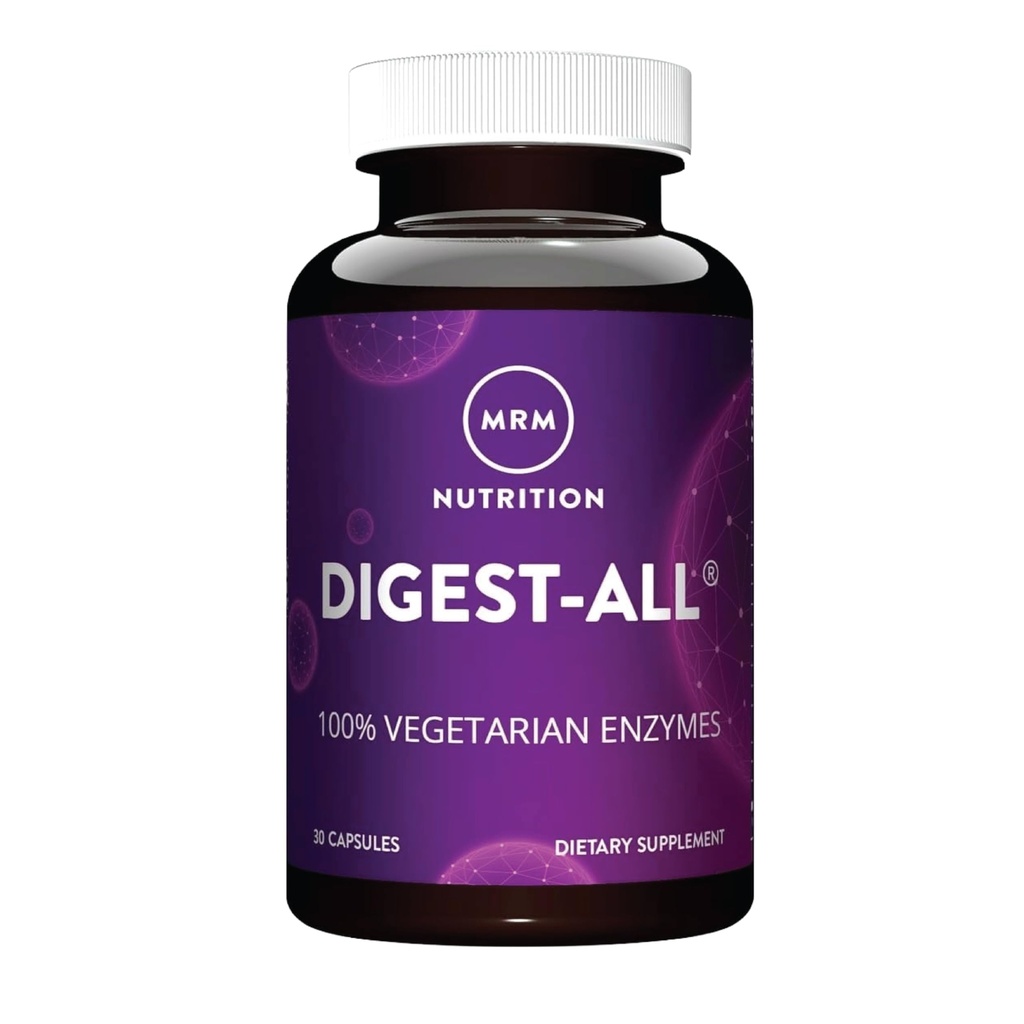 MRM Nutrition Digestall ® CARL 124; Digestive Enzymy CARL 124; Lepší trávení a absorpce CARL 124; Lactase + Amyláza + Lipáza CARL 124; Může pomoci s nadýmání a plyn CARL 124; 100% Vegetarian CARL 124; Gluten- Free CARL 124; 15 porces