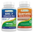 Nejlepší Naturals MK-7 100 mcg & Quercetin s Bromelain