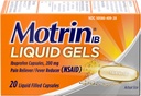 Motrin IB 200mg tekuté gely - 20 ct, balení po 3 ks