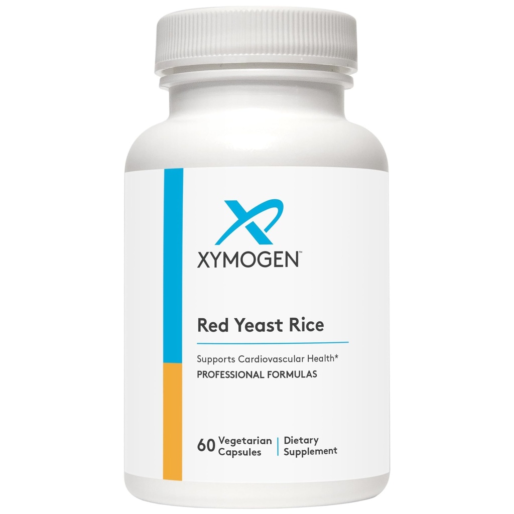 XYMOGEN červená kvasinková rýže - Non- GMO červená kvasinková rýže doplněk pomoci udržet již zdravé hladiny lipidu v krvi + Cholesterol - Kardiovaskulární podpora - Testovaná Citrinin- zdarma (60 Kapsle)