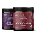 TRIBE ORGANICS NOOTROPIC Duo - KSM66 Ashwagandha + hříva organického lva - Mimo zaměření, povědomí a zdraví mysli