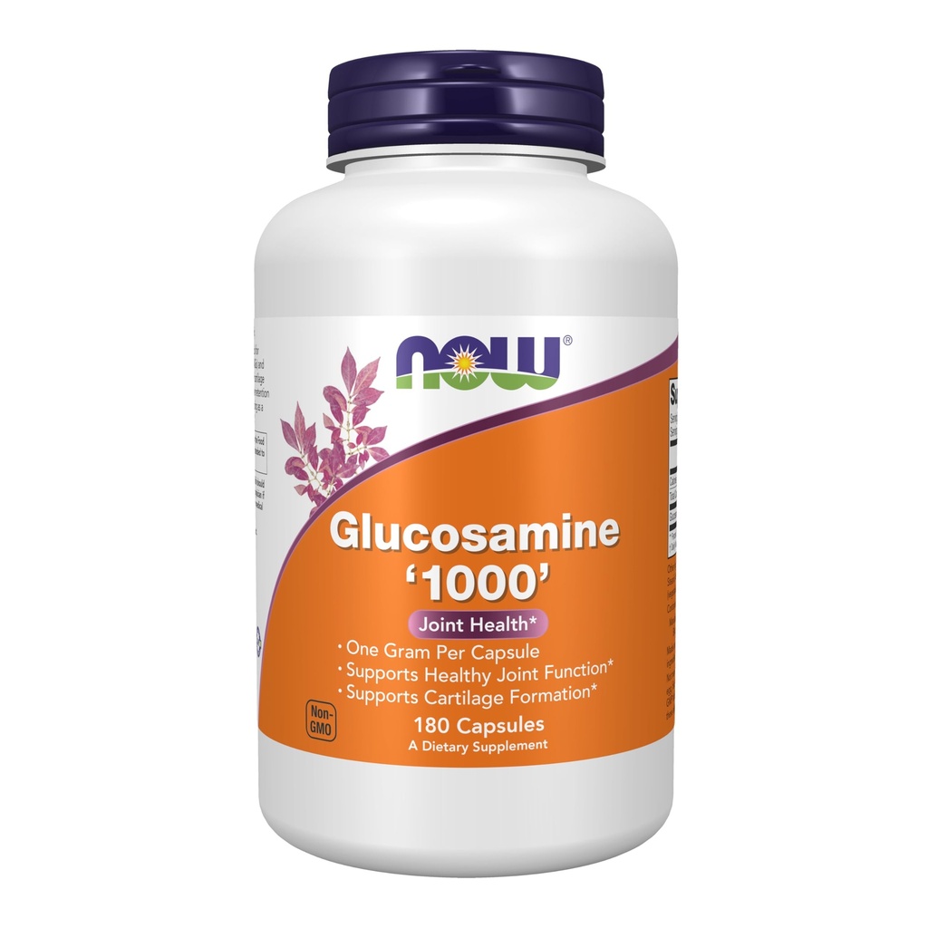Nyní Potraviny doplňky, Glucosamine "1000", s UL dietní dodatek certifikace, 1 g per capsule, 180 Veg kapsle