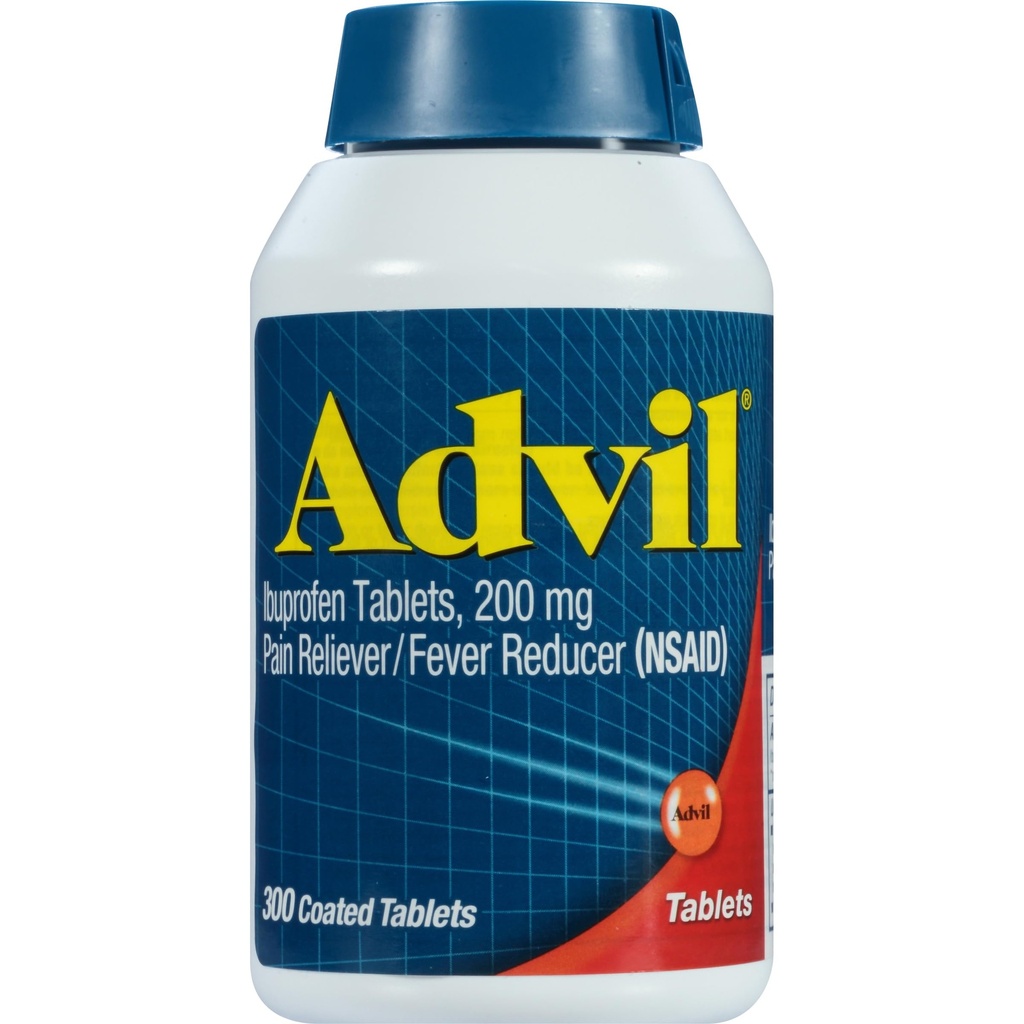Advil Pain Reliever and Fever Reducer, Ibuprofen 200mg for Pain Relief - 300 Count, Advil PM Pain Reliever and Nighttime Sleep Aid, Ibuprofen for Pain Relief and Difenhydramine Citrate - 2 Count