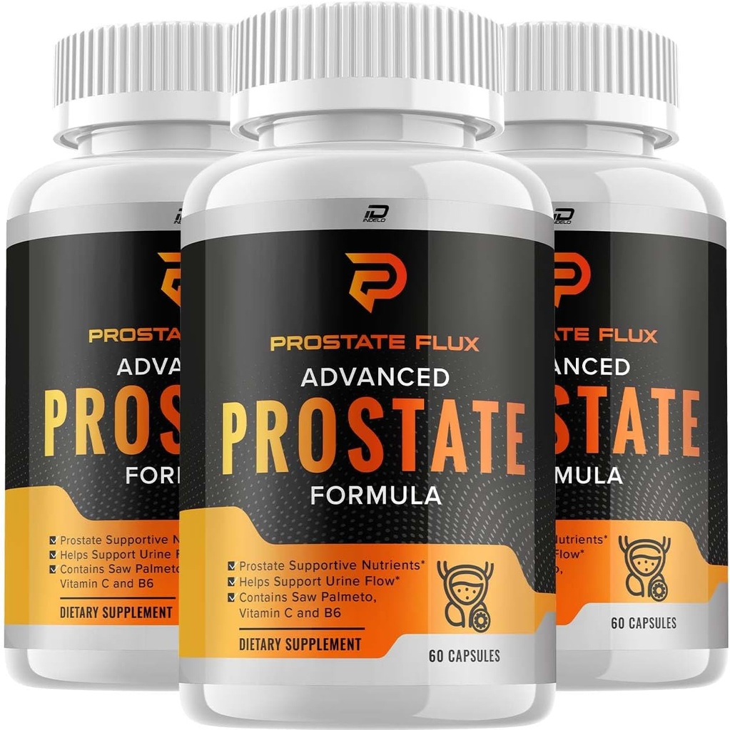 ProstateFlux Advanced Formule Kapsle, ProstateFlux Wellness Formule, Kompletní podpora normálních močových měchýřů a funkcí, Prostate Flux Recenze (3 balení - 180 Kapsle)