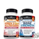 BioSchwartz Daily Multivitamin pro ženy 50 & Over (1 měsíční zásoba) Plus Kostní síla Minerální dodatek s vápníkem a hořčík (1 měsíc dodávka)