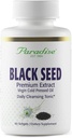 Paradise Black Seed Oil, Bohaté na antioxidanty, Imunitní podpůrné, Super potent, Ultra čisté, Vegan, Non GMO, Gluten Free, 60 Softgels