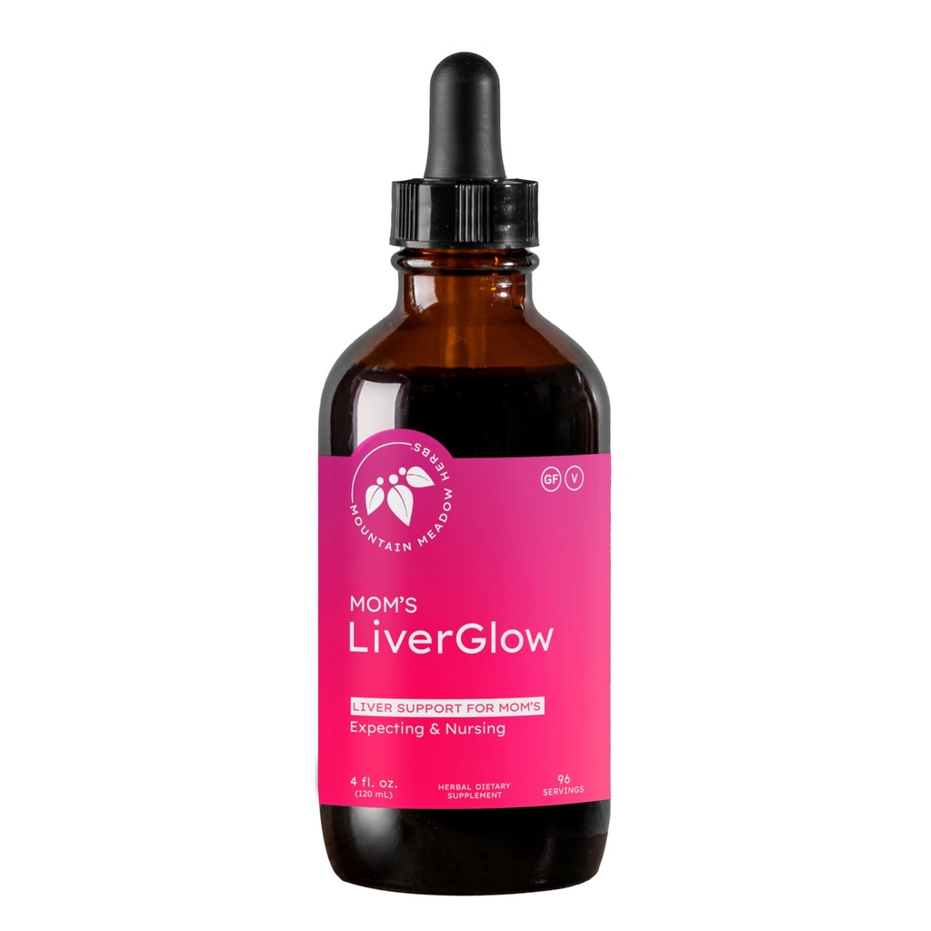 Mountain Meadow Byliny maminčina játra záře, pokročilý detoxikátor a regenerátor na podporu zdraví a funkce jater - 4 oz - pro šťastná játra