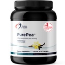 Designs for Health PurePea - 20g Vegan Pea Protein, Non- GMO Natural Drink Mix Powder Supplement, Vanilla (15 Servings / 450g)