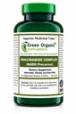 Zelené organické doplňky Niacinamid, Niacin, NAD, NADH, High Absorbovatelné, Non- GMO, gluten- Free (Single)
