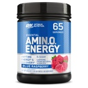 Optimum Nutrition Amino Energy - Předcvičení se zeleným čajem, BCAA, aminokyseliny, Keto Friendly, Green Coffee Extract, Energy Powder - Blue Raspberry, 65 Servings (Balení May Vars)