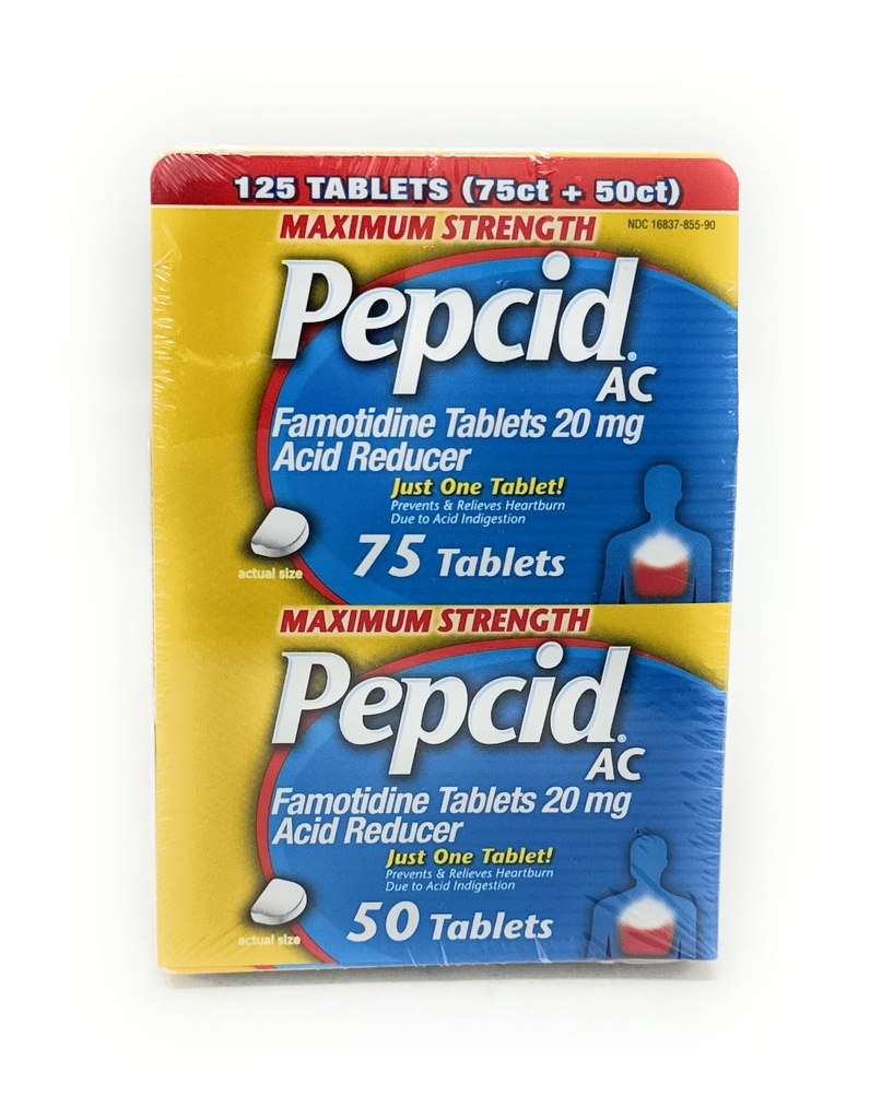 Pepcid Acid Reducer Maximální síla - 125 tablet