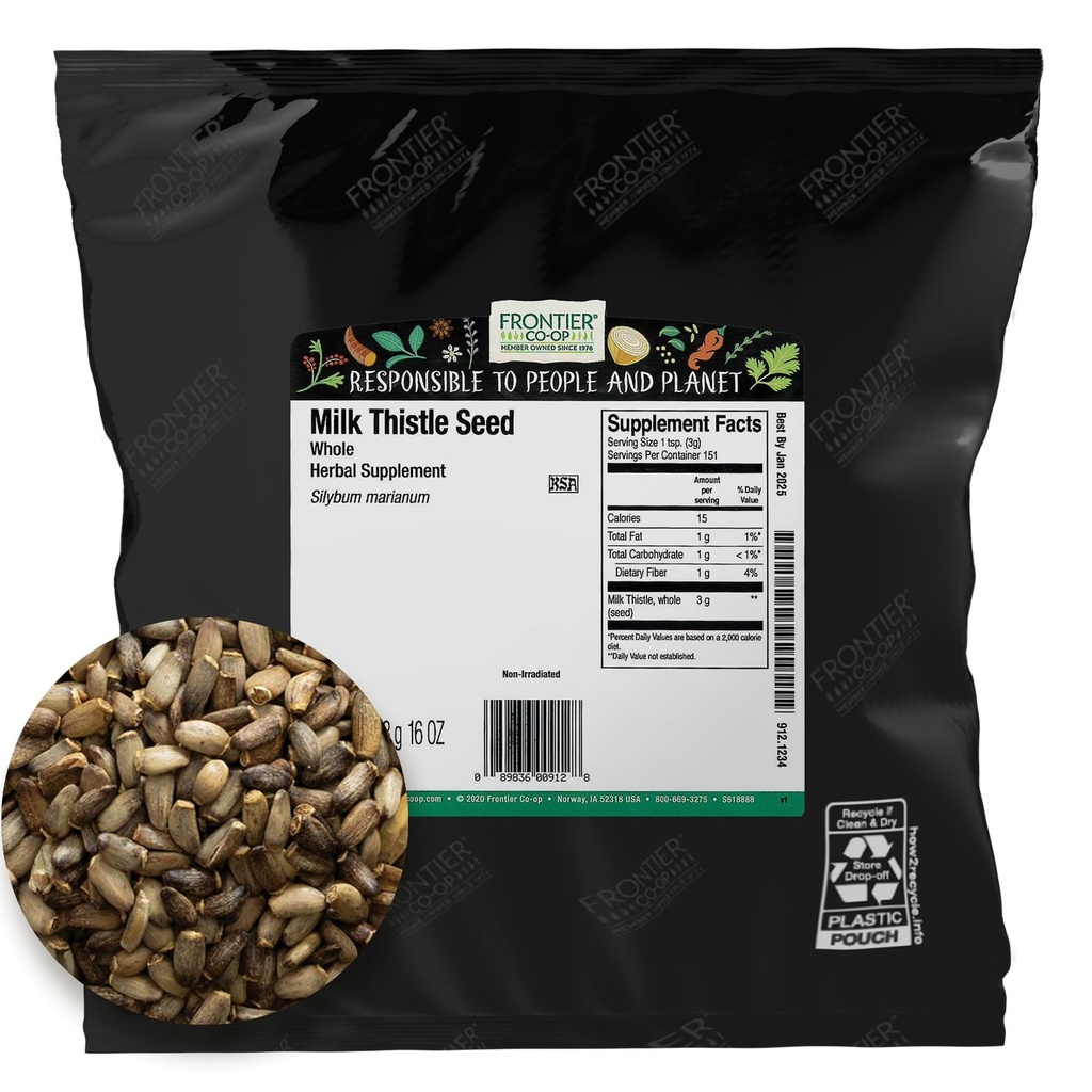 FRONTIER Mléko Thistle Seed Whole