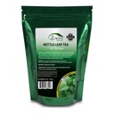 Zokiva Nutritionals - Nettle Leaf Tea Bags Mega Pack - 100 Premium Kvalita Pohodlné organické bylinné čajové sáčky - Caffeine- free a Vegan- friendly In a Resealable Stand Up Zip Lock Pouch