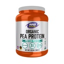 Nyní Potraviny Sportovní výživa, Certified Organic Pea Protein 15 Grams, Neochucený prášek, 1,5-Pound