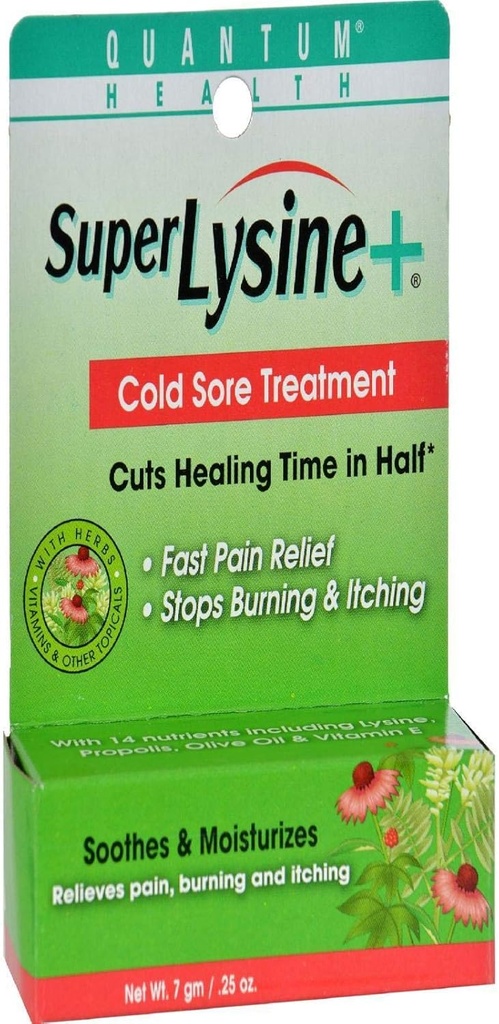 Quantum Super Lysin Plus Cold Sore krém na léčbu - 0.25 Oz
