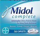 Midol Complete Caplet - 16 Caplet, balení po 3 ks