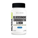 NutraBio Glucosamine Chondroitin & OptiMSM dodatek, Joint Support Formule - 120 Kapsle (120 Počet)