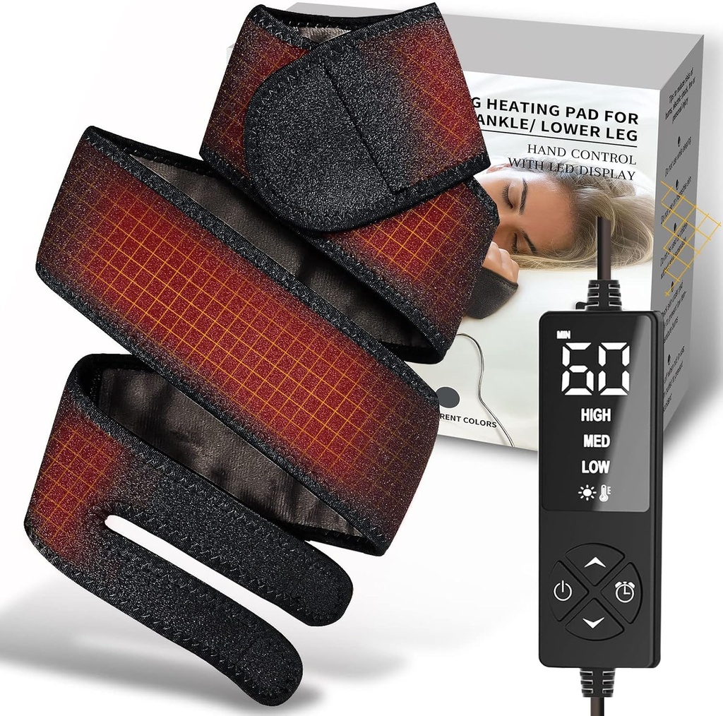 Dlouhý malý topný hrnec pro ruce zápěstí Paže Elbow Pain Relief, Vyhřívaný Wrap pro Golfers Tennis Elbow, Kubitální karpální tunel, Kolenní kloub Artritida Leg Ankle Plantar Fasciitis, Achilles Tendonitis