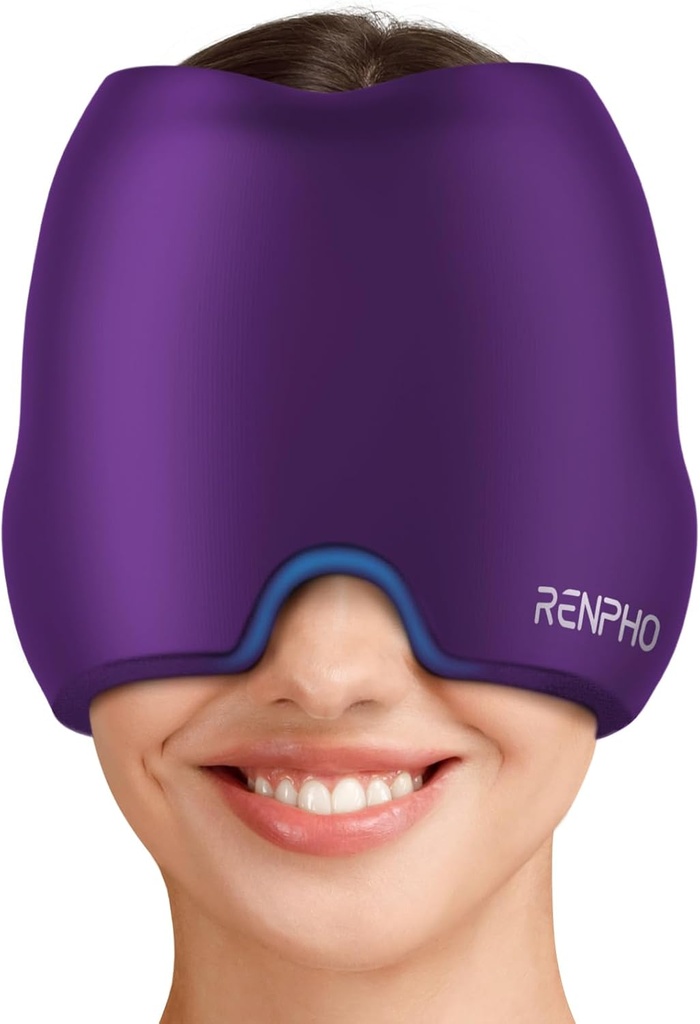 Relief Cap Ice Head Wrap with Hot or Cold Therapy Hancooth Relief Products Ice Face Mask