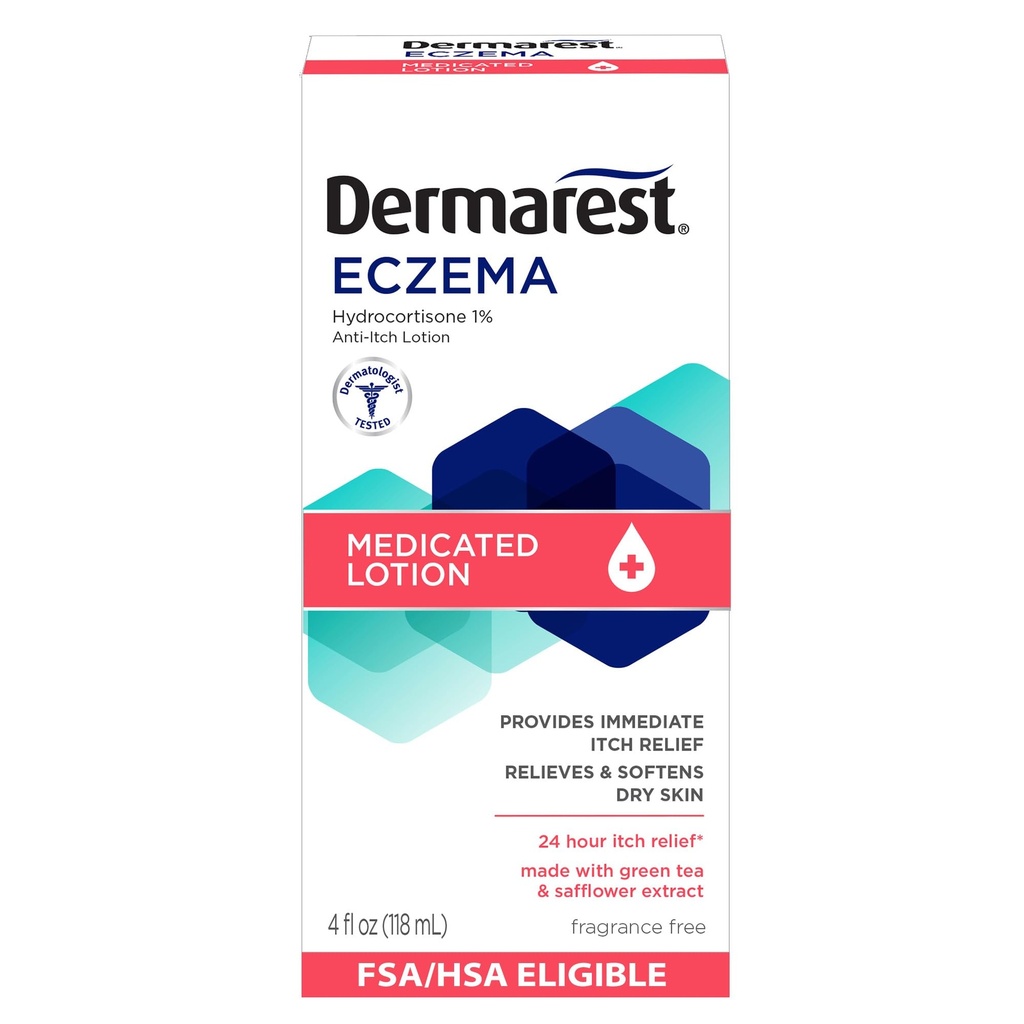 Dermarest Eczema Medicated Lotion, 4 fl oz (balení po 1)