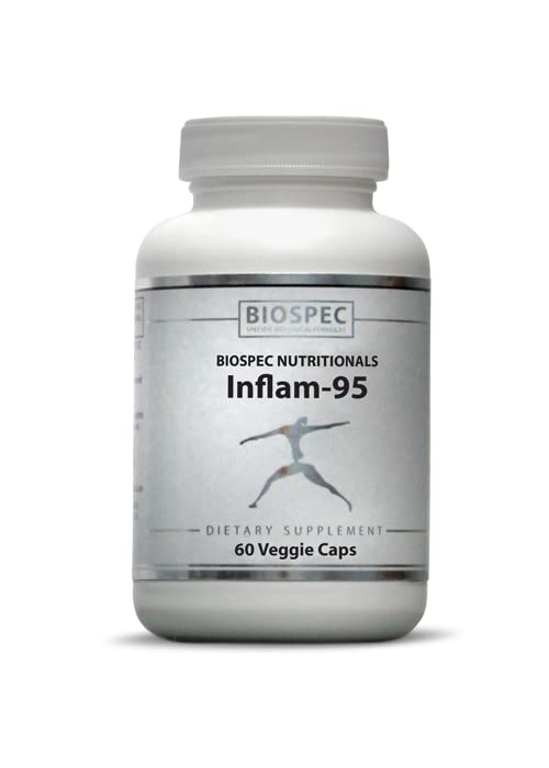 Inflam- 95 - Ginger Root Extract 2000 mg, Curcumin Root Extract, Boswellia Serrata Extract, Nettle Leaf Extract, Bioperin - Podpora zdravé zánětlivé odpovědi *
