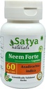 Neem Forte Kapsle 500 mg. 60 Veg. Kapsle 124; Neem (Azadirachta Indica) Extract Kapsle pro muže a ženy 124; Ayurvedic Herbal Supplement / Remedies (1 lahvička 60 Kapsle)