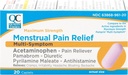 Quality Choice Maximální síla Mendual Relief bolesti, Multi příznaky bolesti Relief Caplet, křeče, bolest hlavy, nafouknutí, bolest zad a podrážděnost, 20 Počet balení
