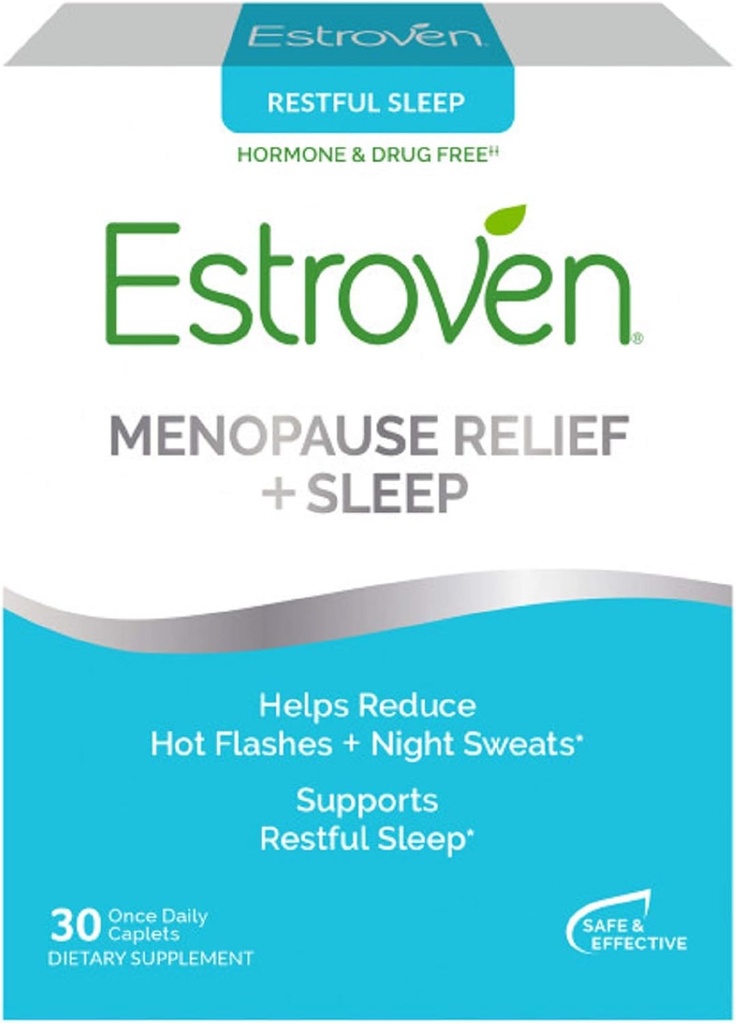 Estroven SLEEP COOL + CALM CALM 124; Menopauza Relief Dietní dodatek CARL 124; Estrogen Free * * CARL 124; helps Reduction Hot Flash & Night Sweats * CARL 124; 30 Caplet