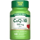 Nature 's Truth CoQ10 100mg PHARMAN 124; 120 Softgels PHARMAN 124; High Absorption PHARMAN 124; Non-GMO & Gluten Free Coenzym Supplement PHARMAN 124; s Black Pepper Extract