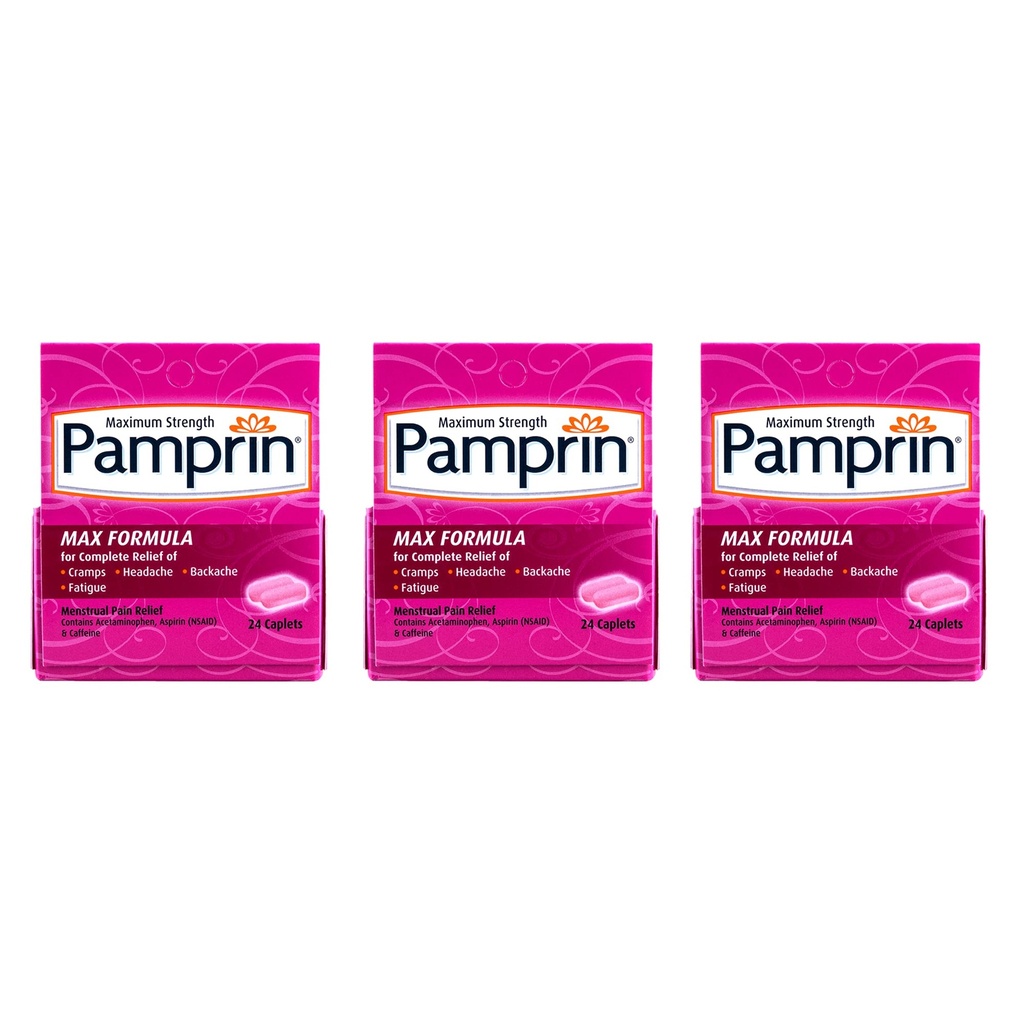 Pamprin Maximální pevnostní vzorec, 24 kapslí (balení po 3)