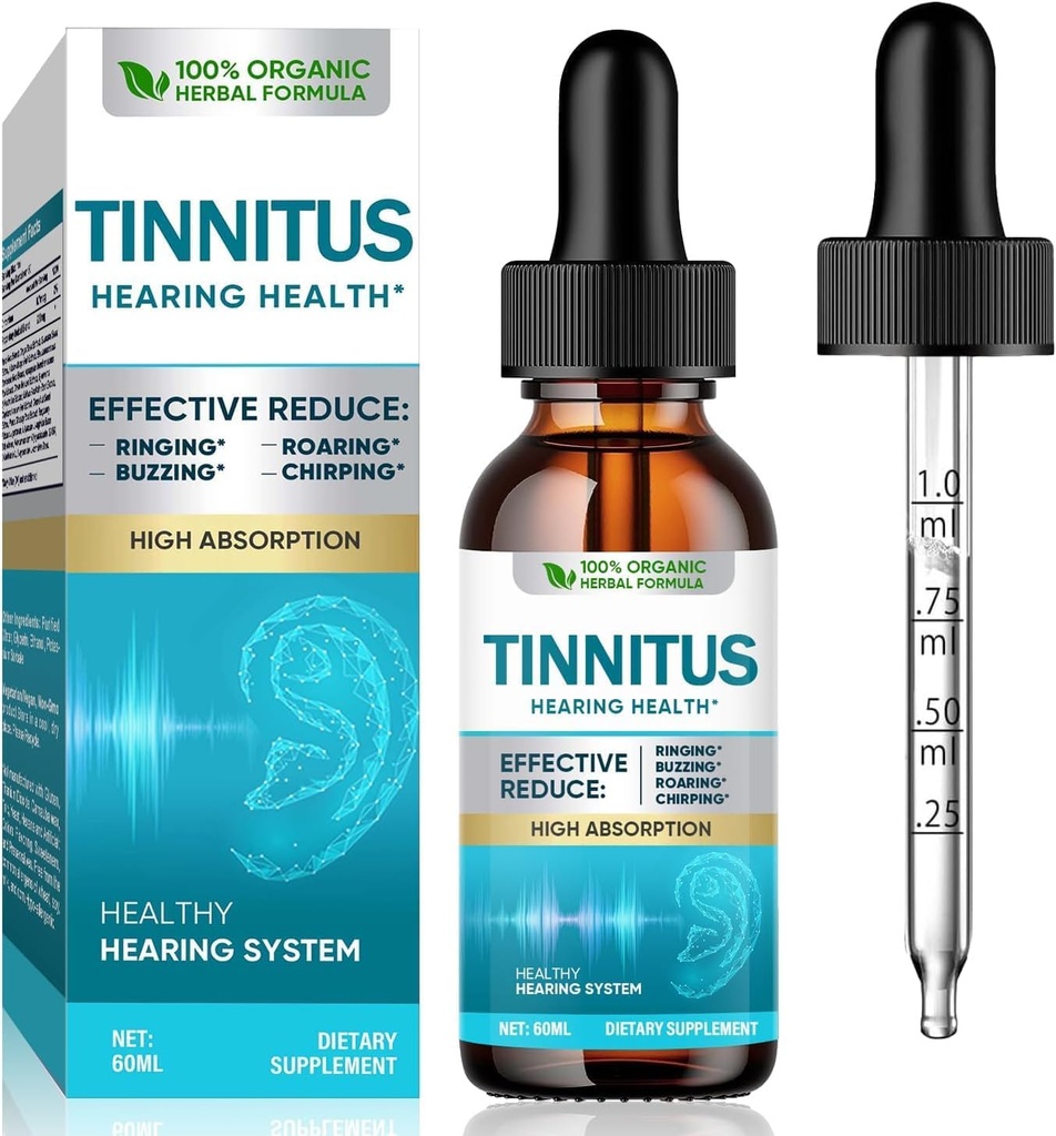 Tinnitus Relief for Ringing Uars, Natural Uar Ringing Relief for Clogged Uars, Reduct Uar Hluk pro ženy Muži